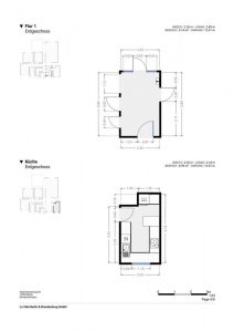 Grundriss Flur 1 & Küche