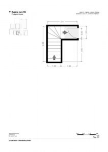 Grundriss Kellertreppe