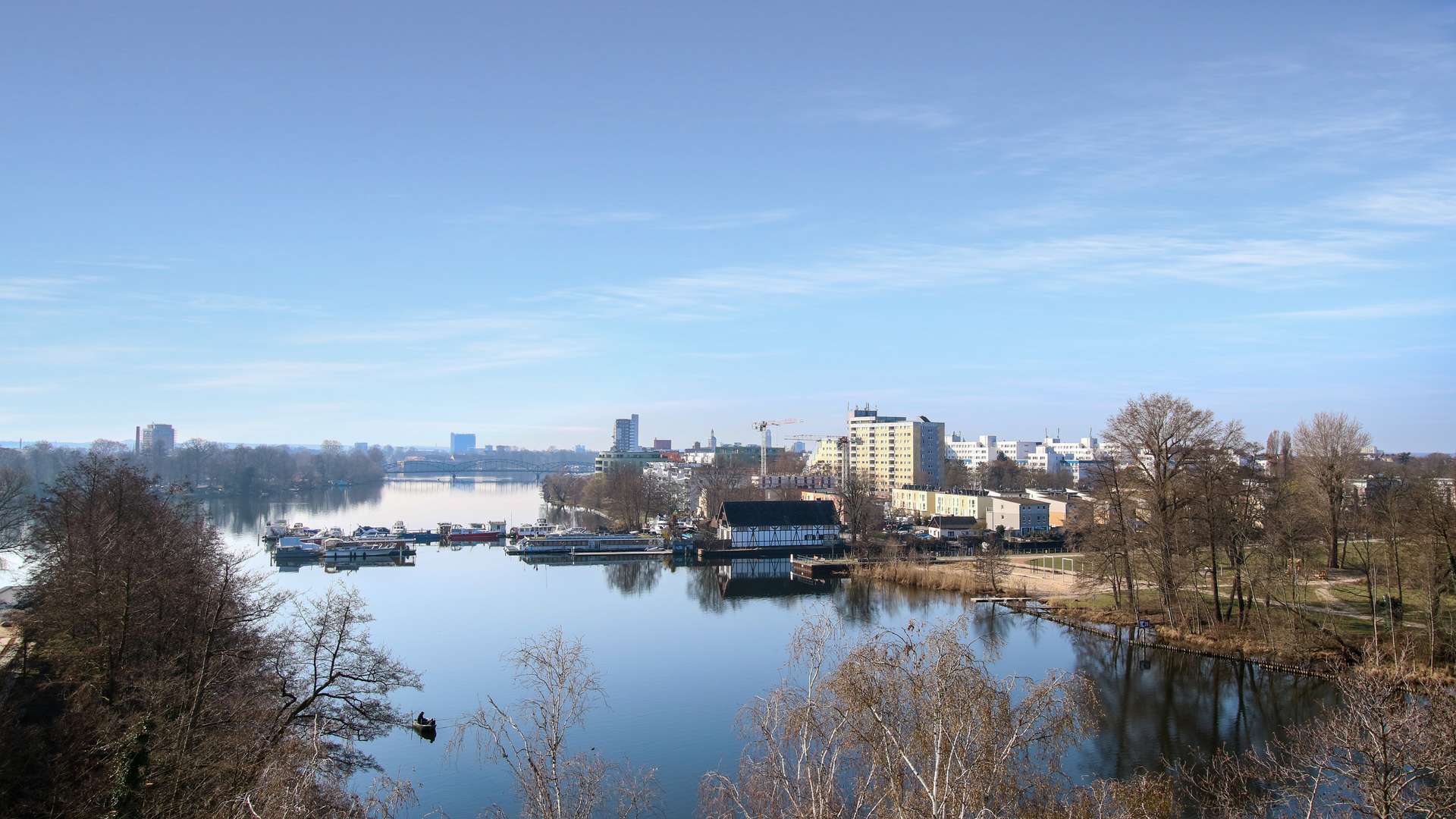 Blick auf die Havel vom Balkon