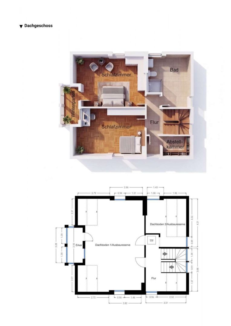 Grundriss Dachgeschoss