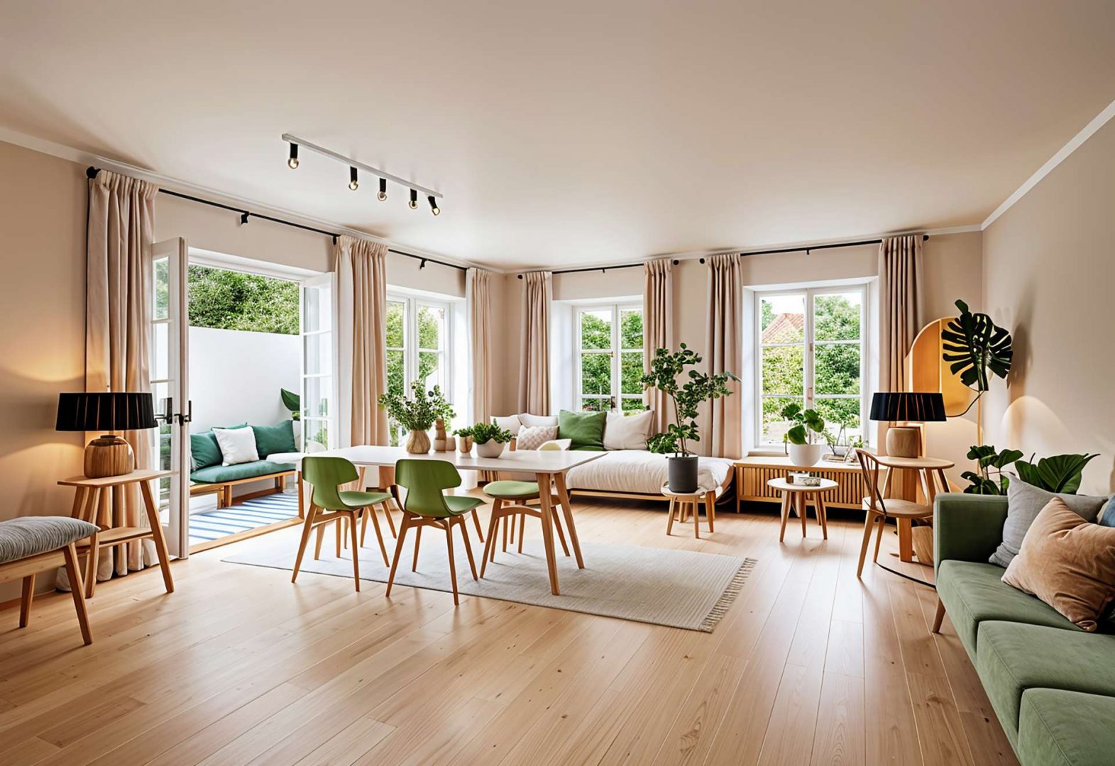 Wohnzimmer Gestaltungsbeispiel