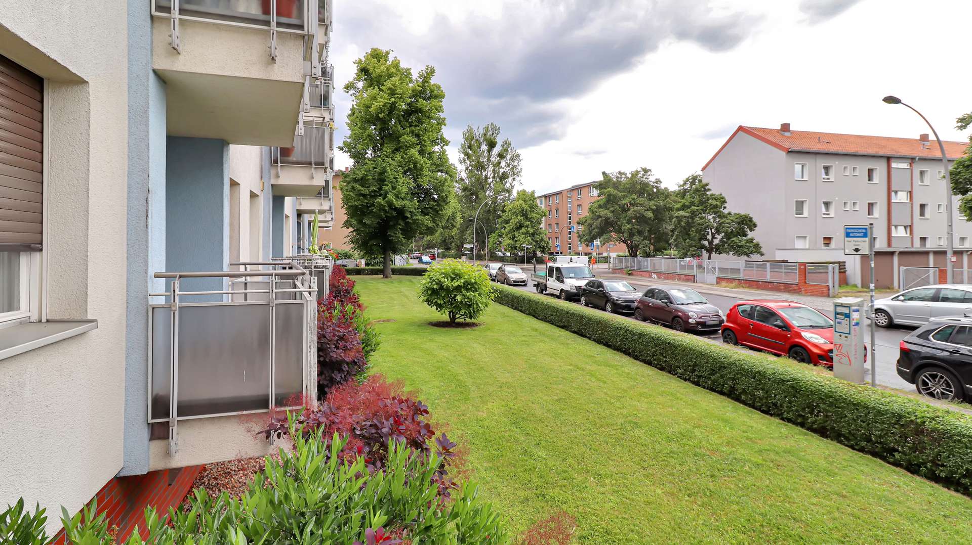 Aussicht vom Balkon