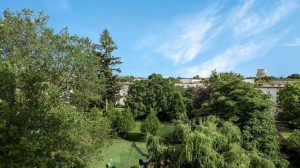 Blick vom Balkon