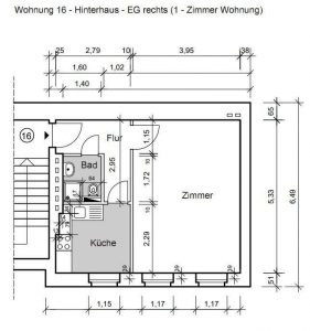 Grundriss WE 16