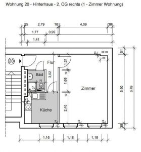 Grundriss WE 20