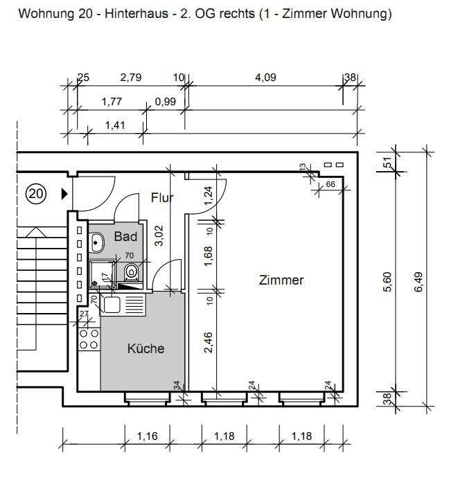 Grundriss WE 20