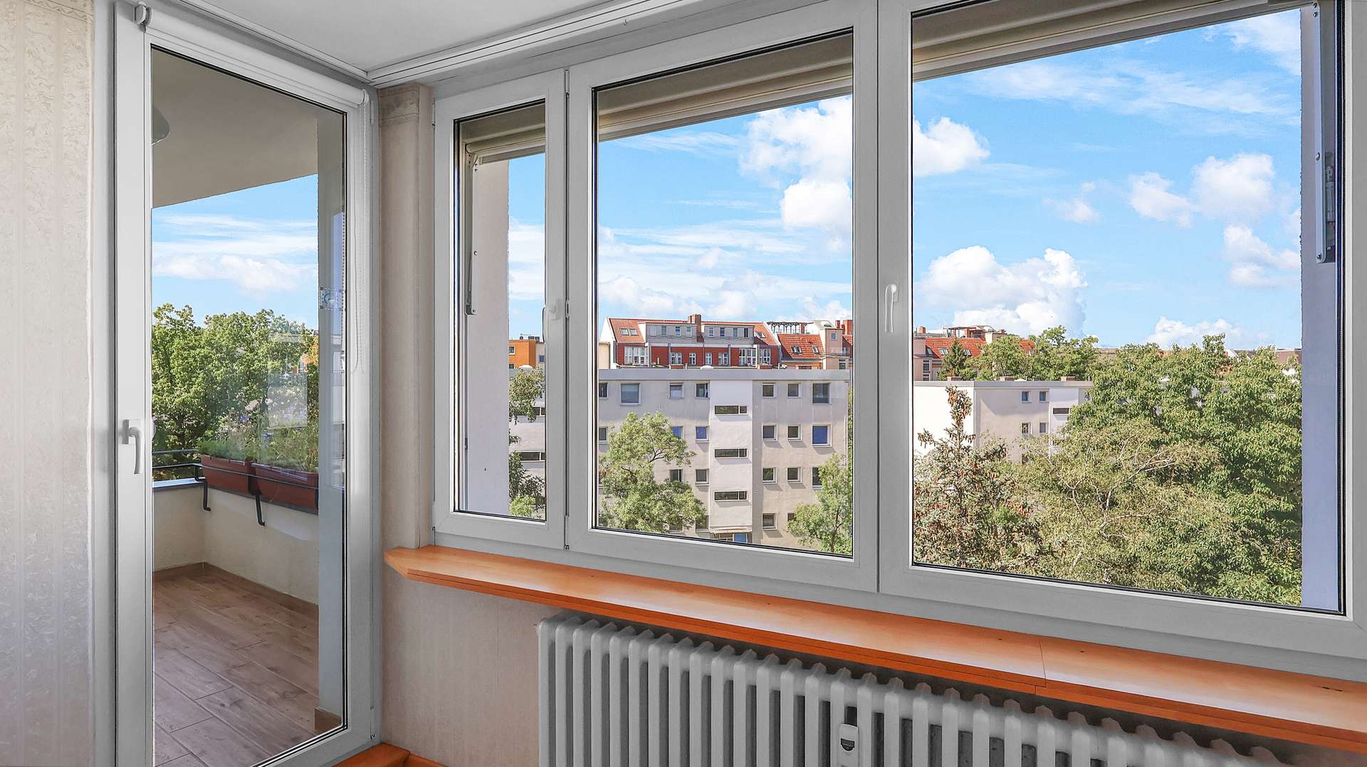 Zugang zum Balkon