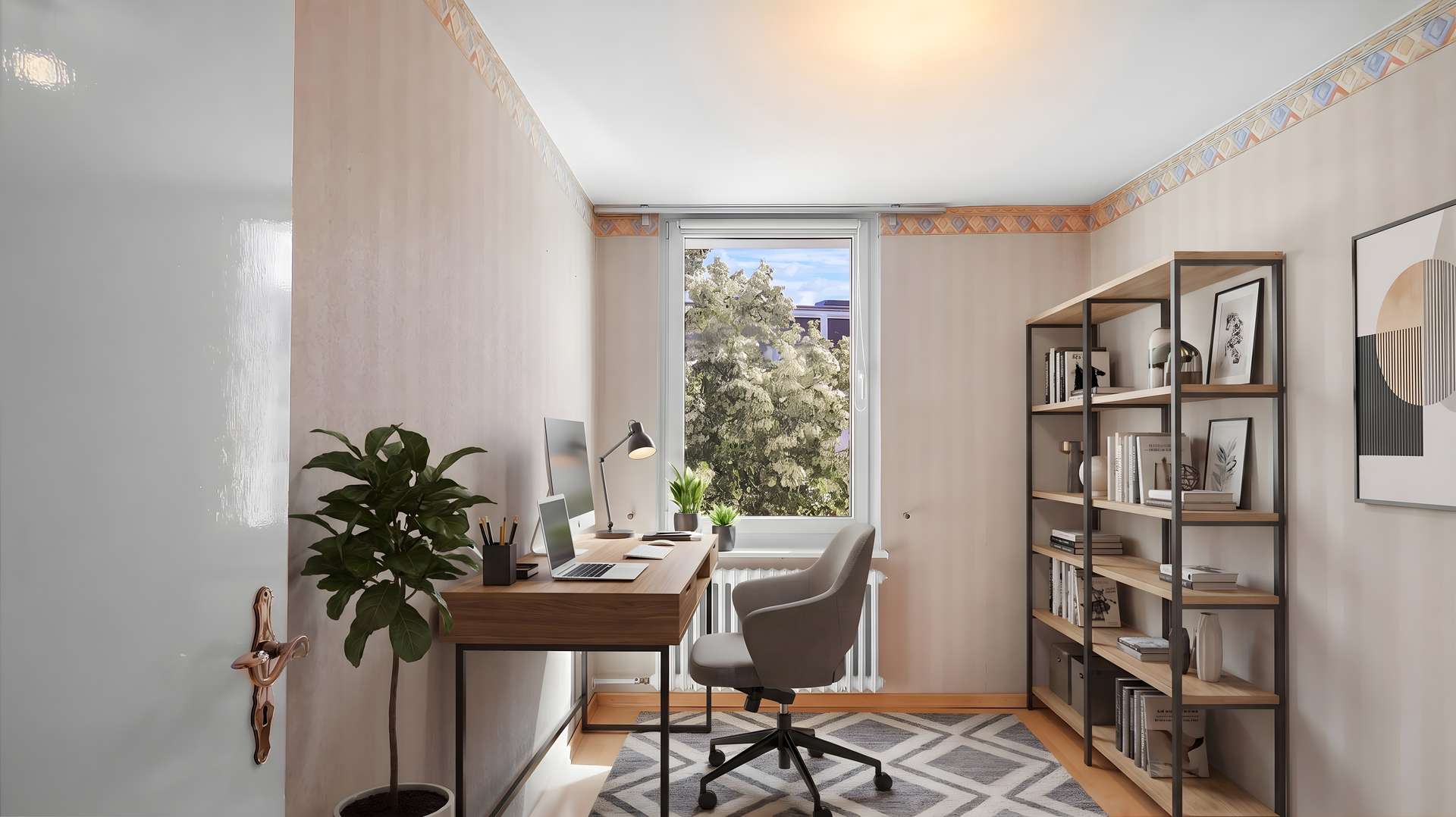 Visualisiert: Arbeitszimmer
