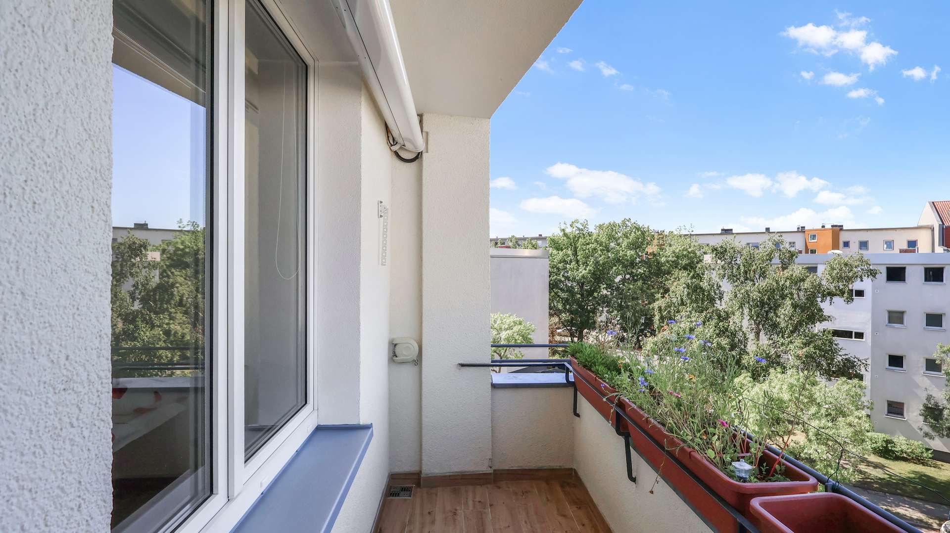 Balkon mit Süd-West Ausrichtung