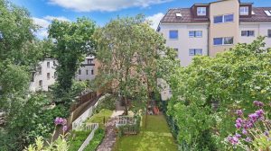 Blick vom Balkon