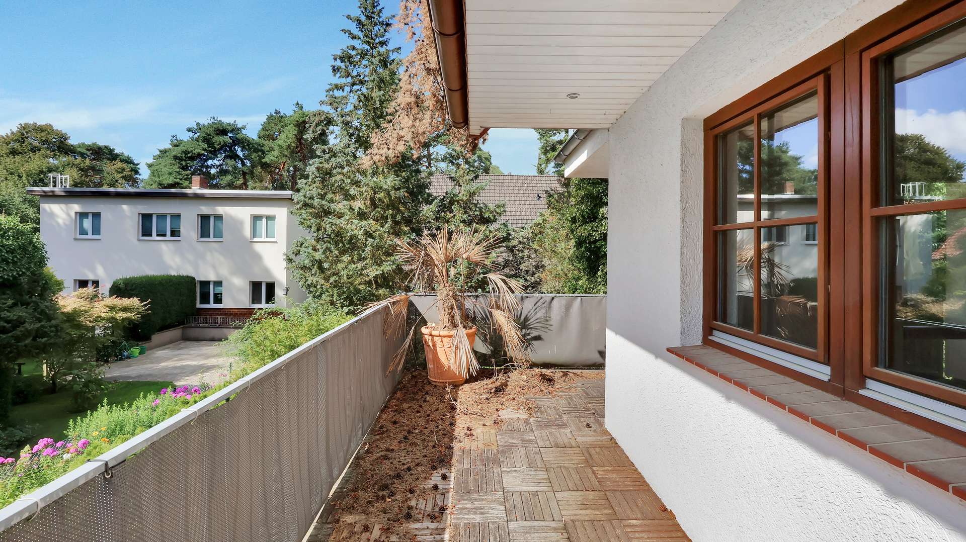 Balkon mit Zugang vom Wohnzimmer