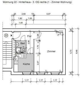 Grundriss WE 22