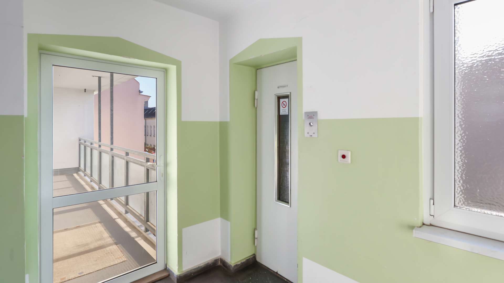 Aufzug bis auf die Etage